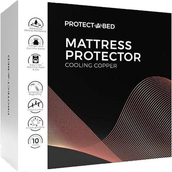 Protect-A-Bed Cooling Copper Infused Mattress Protector Full
