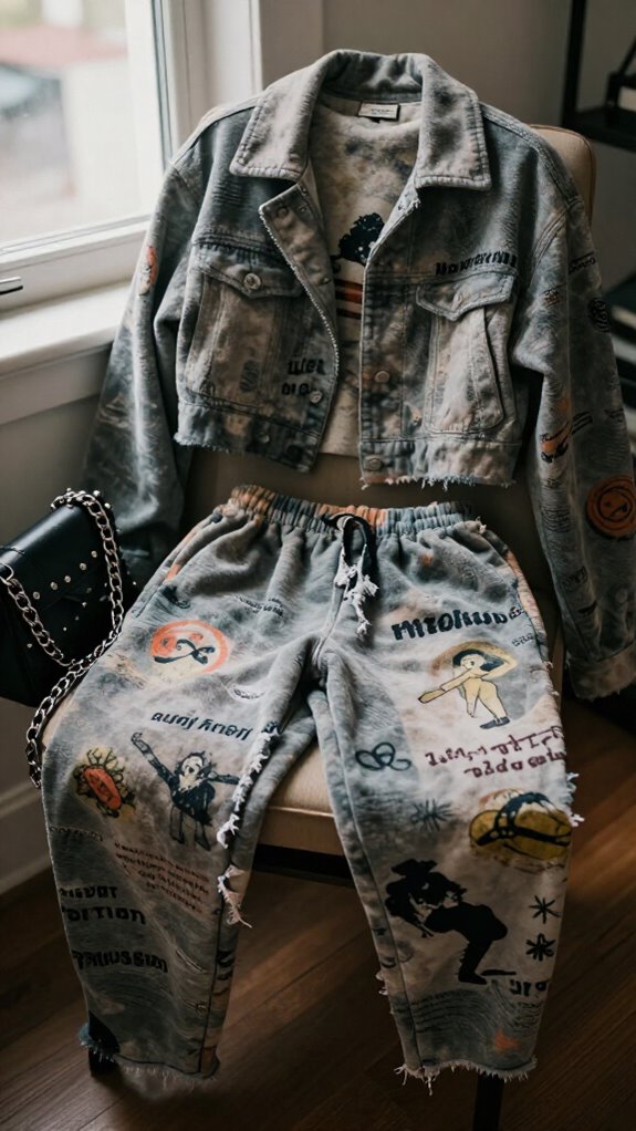 cozy meets edgy streetwear