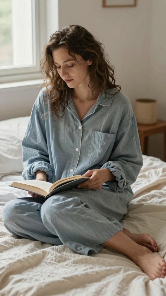cozy oversized button down elegance