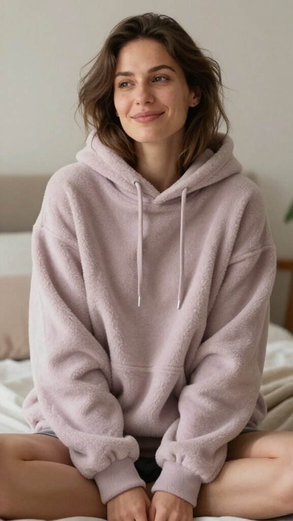 cozy oversized fleece comfort