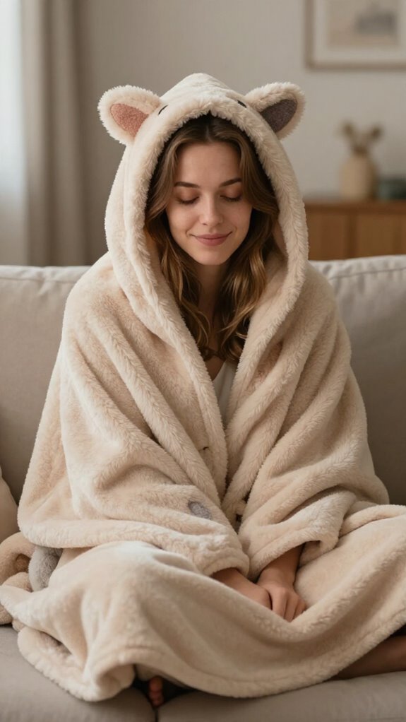 cozy plush animal hood dreams