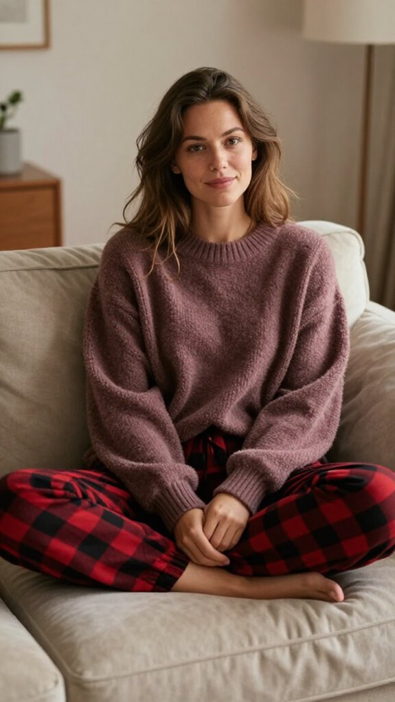 cozy stylish flannel pajamas