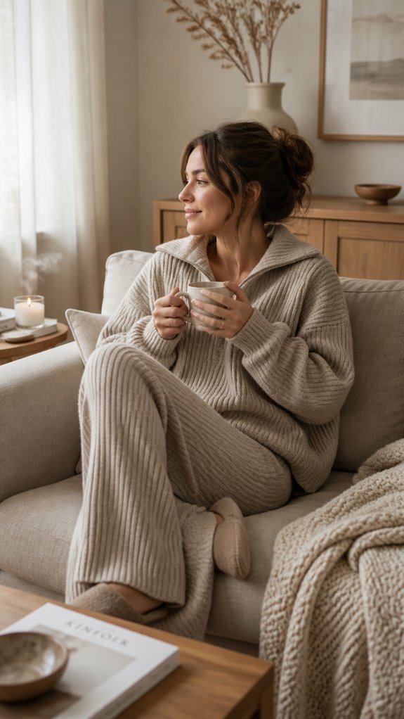 cozy stylish oversized knit comfort