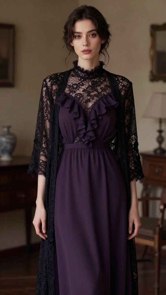 delicate gothic lace elegance