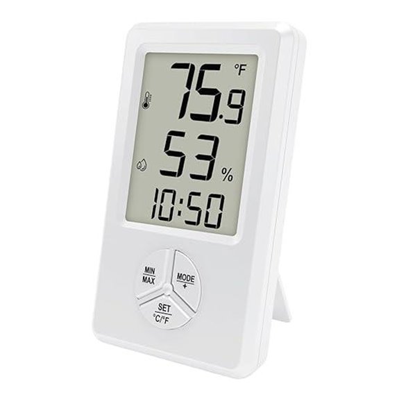 Urageuxy Digital Hygrometer with Min/Max Records