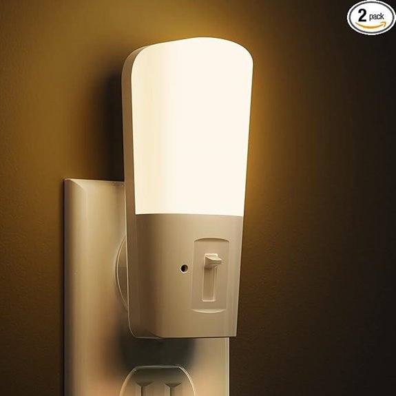 LOHAS Dimmable Night Light 2-Pack with Dusk Sensor