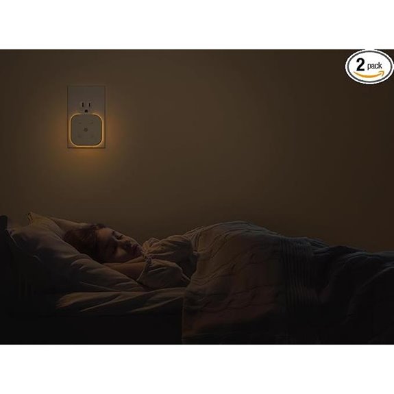 2 Pack Dimmable Wall Night Lights for Sleep