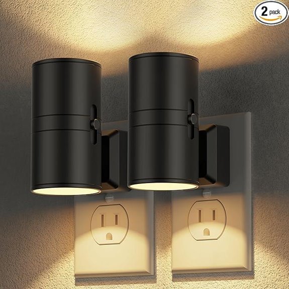 Dimmable Wall Night Lights 2-Pack
