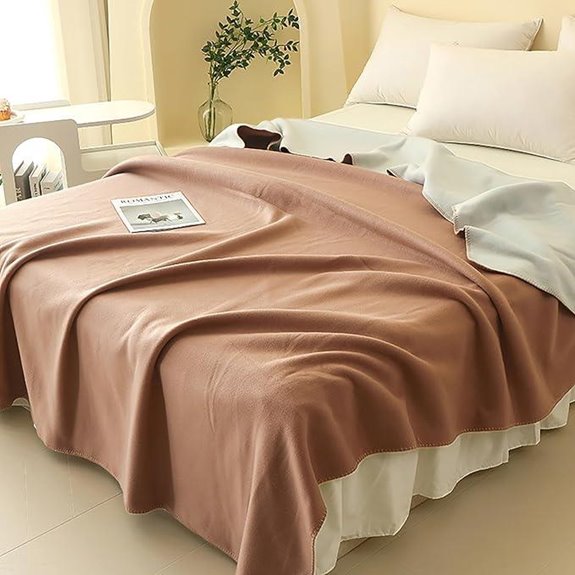 Double Sided Cashmere Blanket for Couch or Bed
