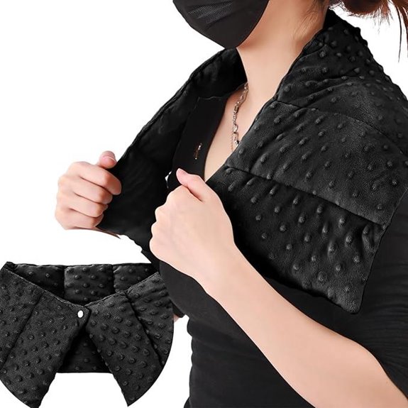Weighted Neck Shoulder Wrap with Dual Textures