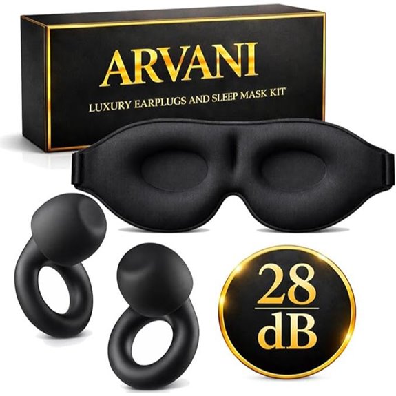 Sleep Kit: Earplugs & Mask for Restful Sleep