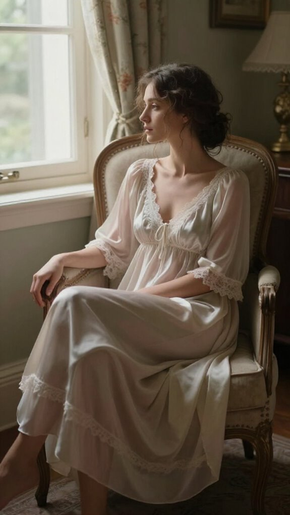 elegant flowing luxurious fabrics