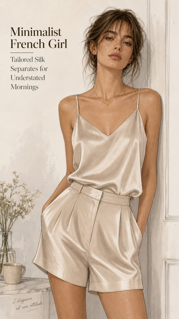 elegant silk morning attire