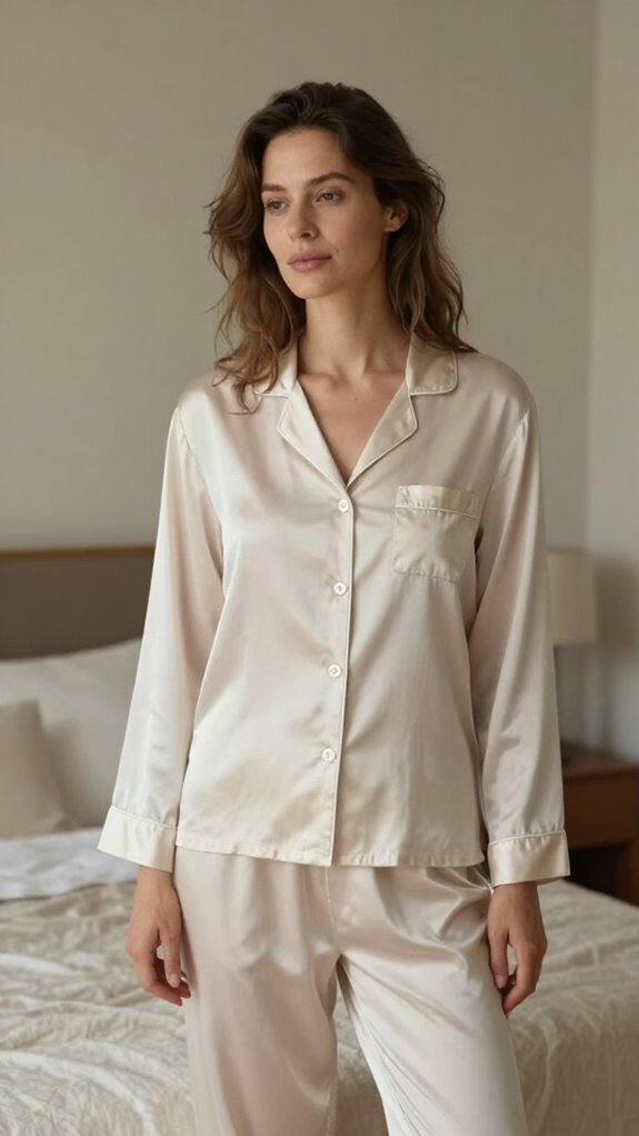 elegant silk pajama options