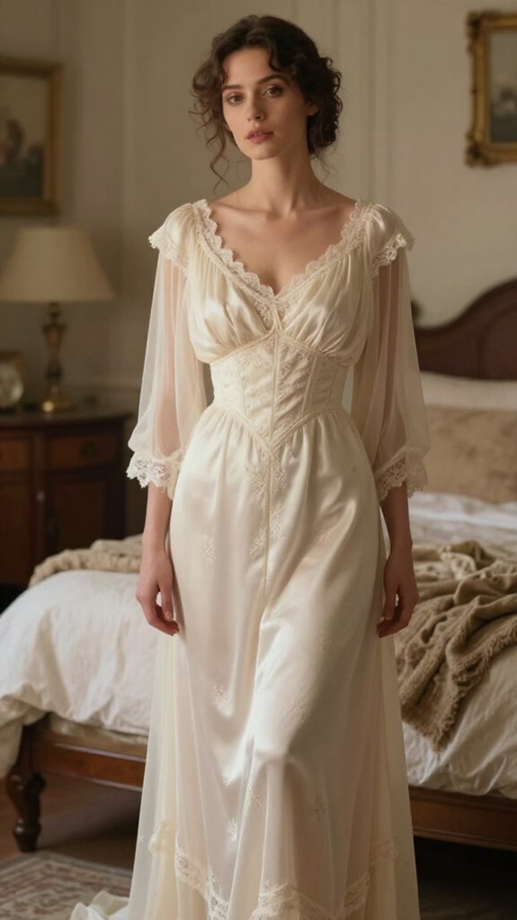 elegant vintage inspired lounge wear