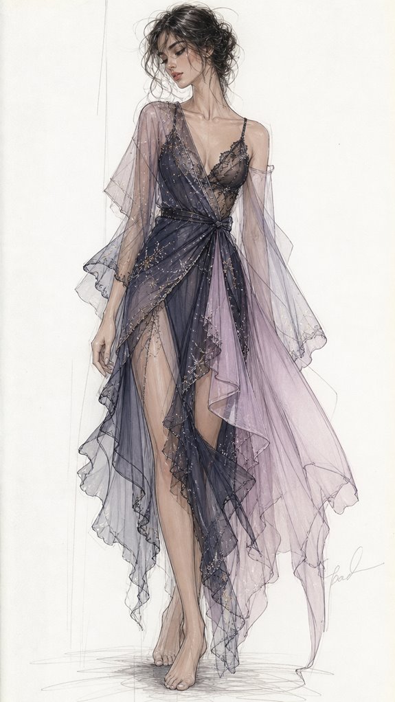 ethereal midnight mesh overlays
