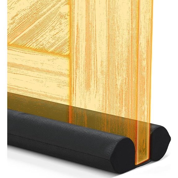 Everlasting Comfort Door Draft Stopper with Soundproofing
