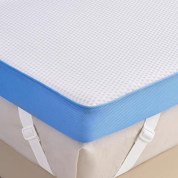 extra firm gel cooled queen topper