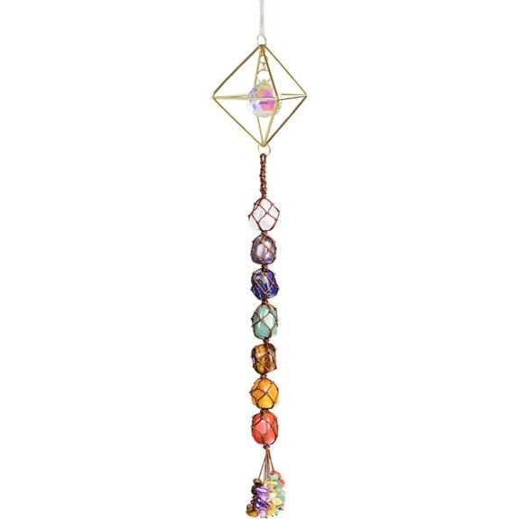 Feng Shui Yoga Crystal Hanging Ornament for Home