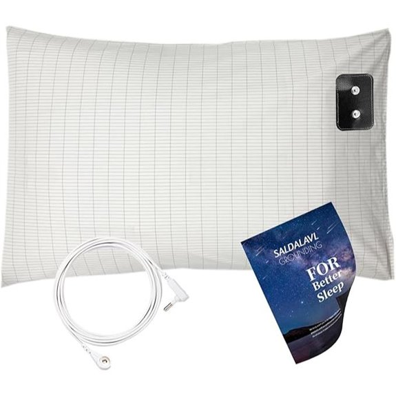 Grounding Queen Pillowcase with Cord for Better Sleep