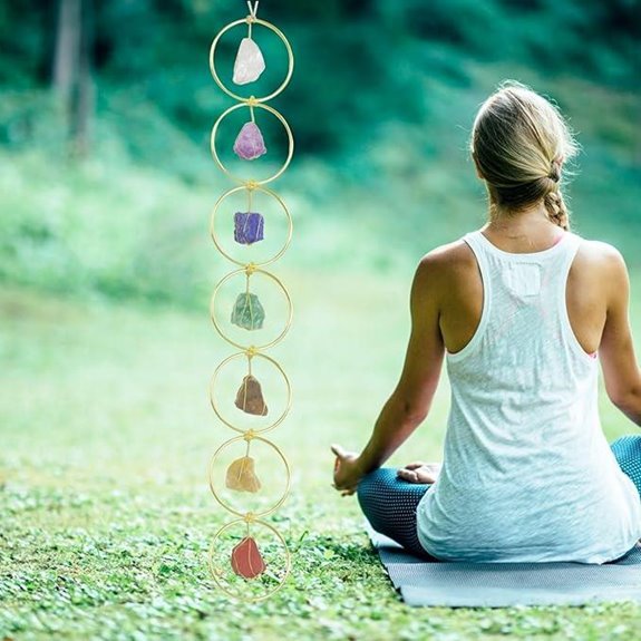 Handmade 7 Chakra Gemstone Feng Shui Ornaments
