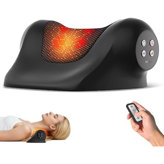 Heated Neck Massager with Red Light & Vibration