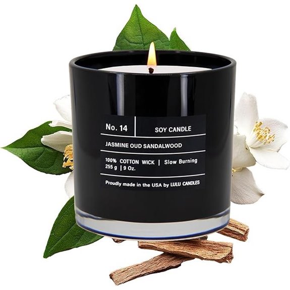 Lulu Candles: Jasmine Oud & Sandalwood Soy Jar