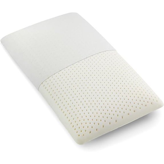 Latex Pillow with Removable Cover for Sleep Comfort