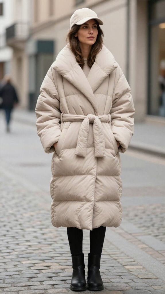 layered cozy street style