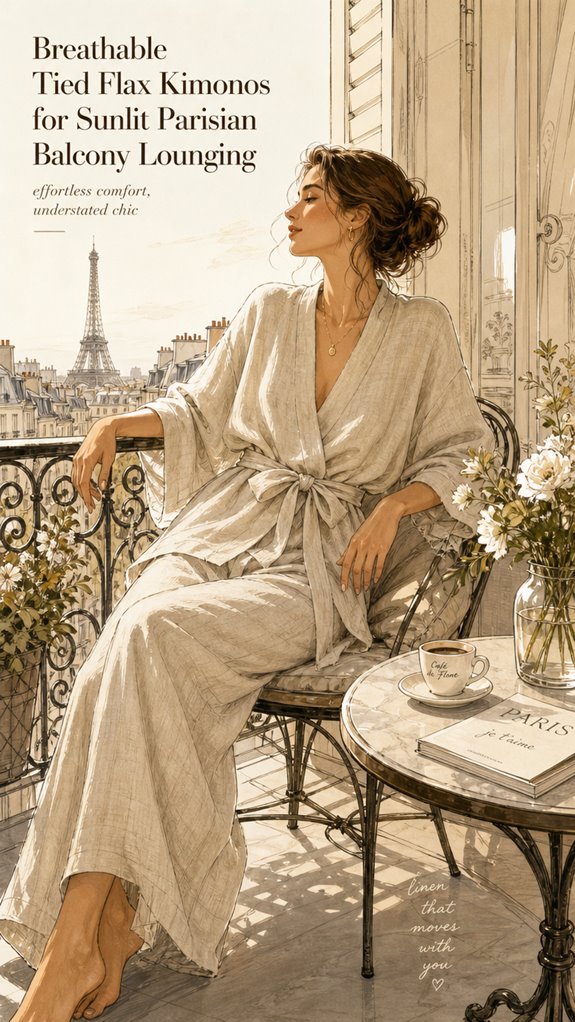 light airy linen kimonos