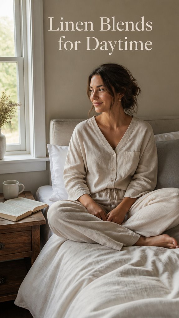 linen blends for effortless daytime style