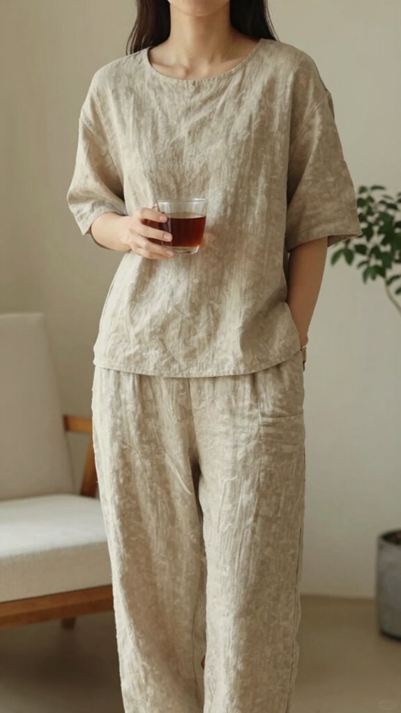 linen jumpsuit with hidden pockets