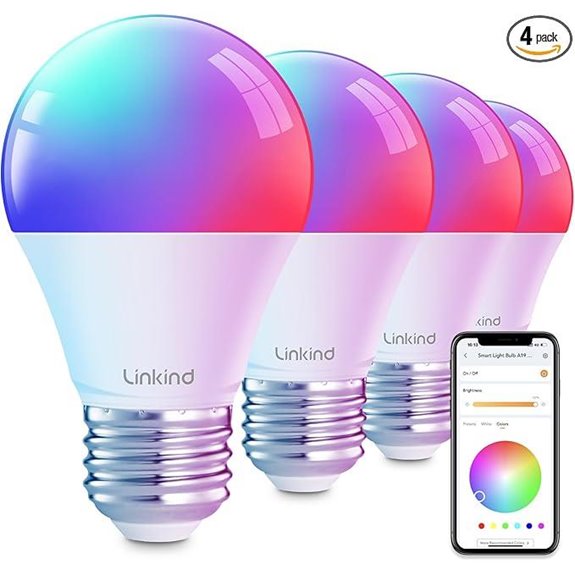 Linkind Color Changing Smart Bulb 4-Pack