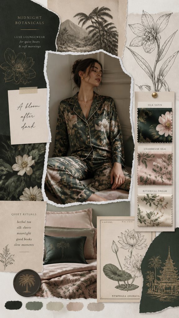 luxurious botanical print elegance