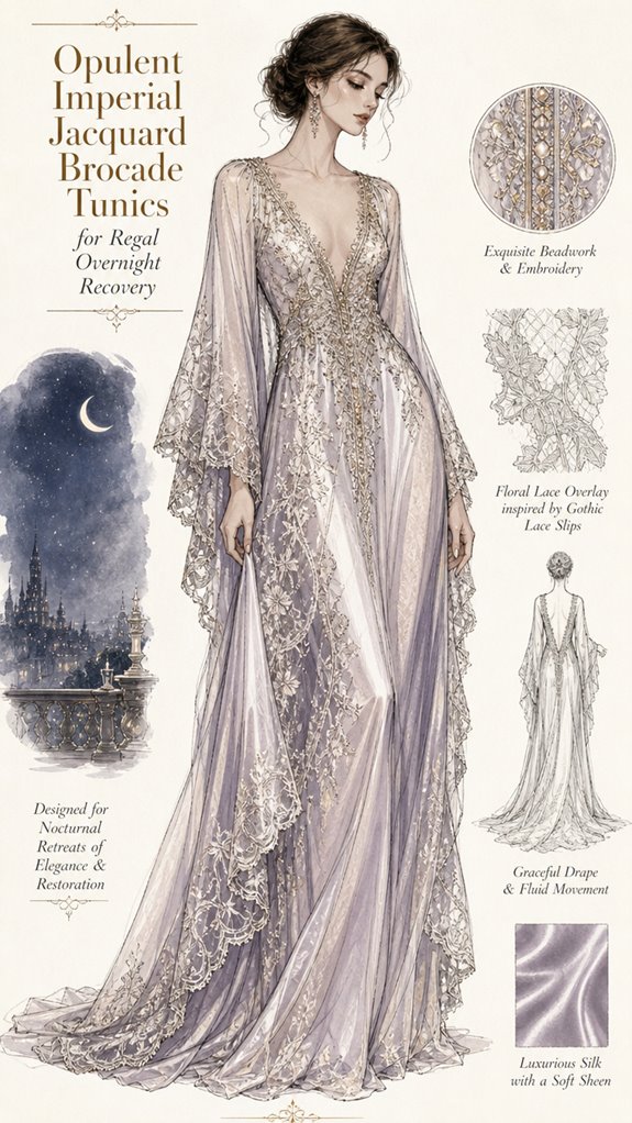 luxurious regal recovery tunics