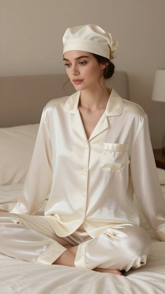 luxurious silk sleep ensemble confidence