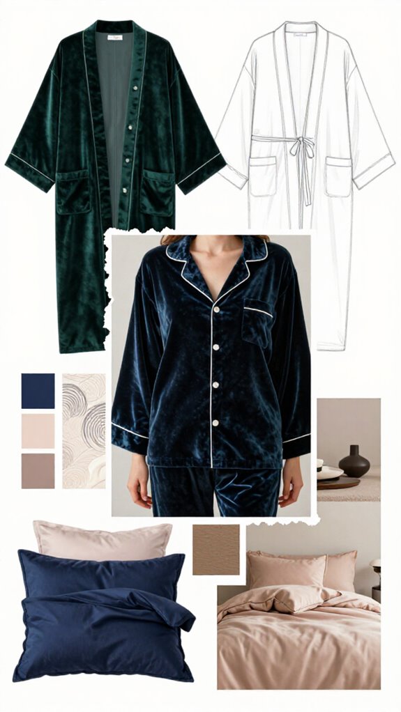 luxurious velvet in jewel tones
