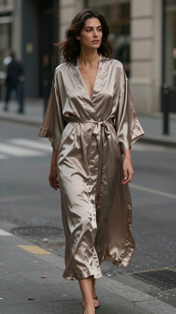 luxurious vintage satin elegance
