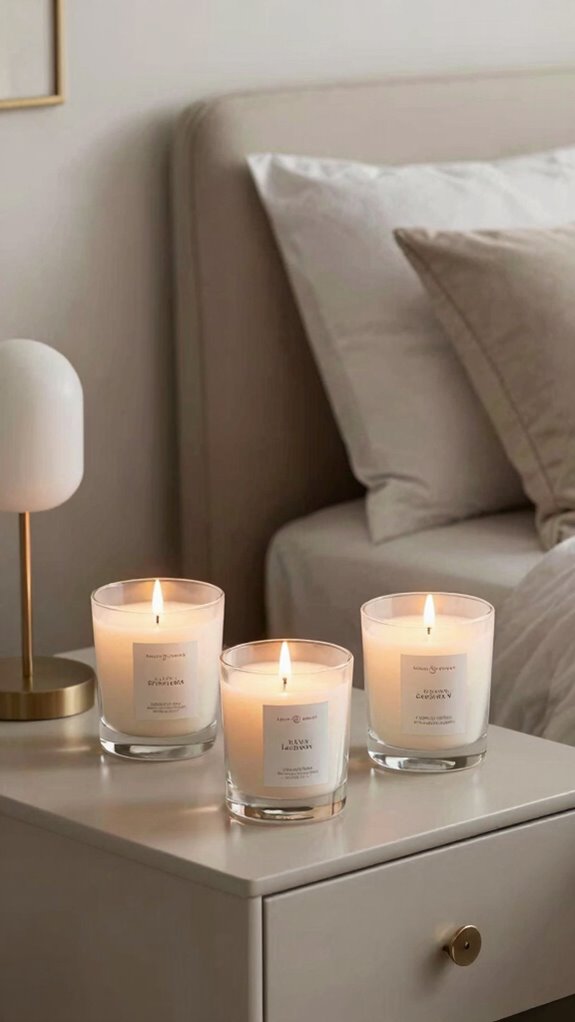 luxury candles safety and ambiance