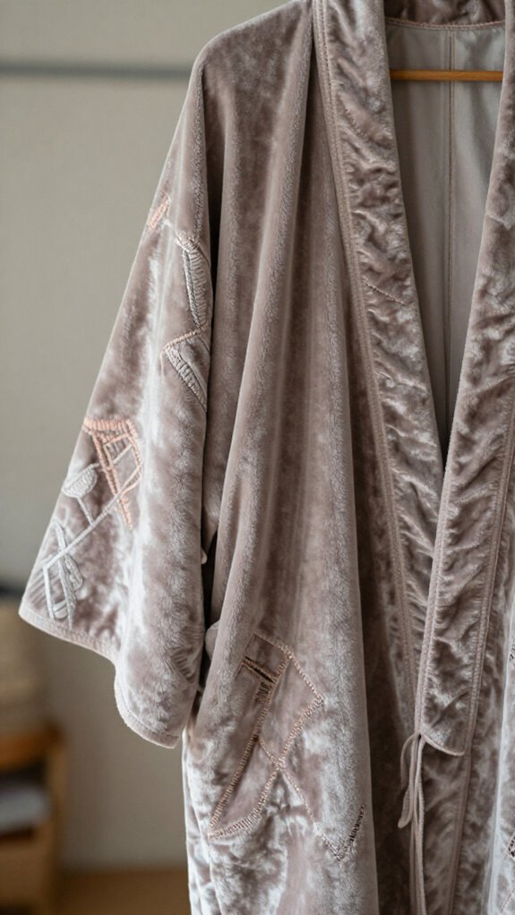 luxury fabric and craftsmanship details