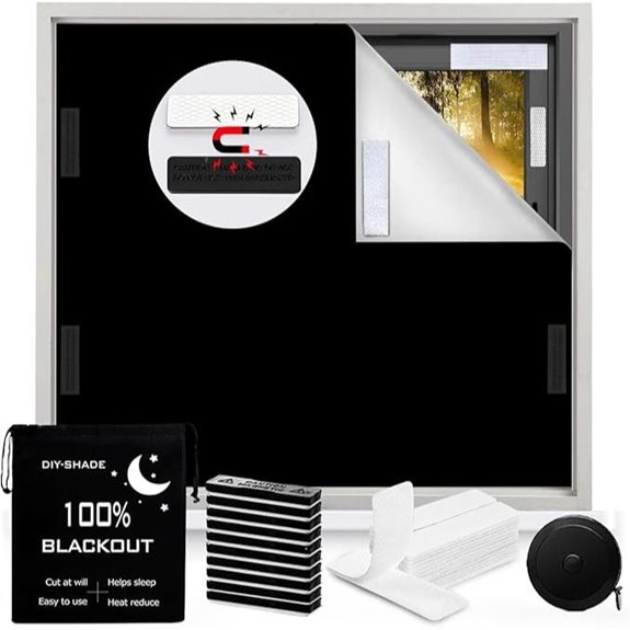 magnetic blackout window cover
