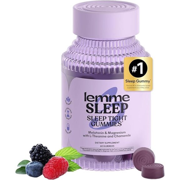 Lemme Sleep Gummies with Melatonin & Herbs (60 Count)