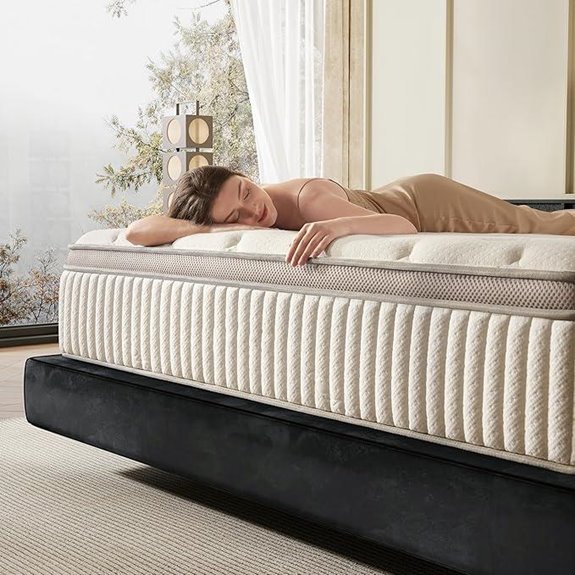 Hybrid Queen Mattress with Memory Foam & Springs