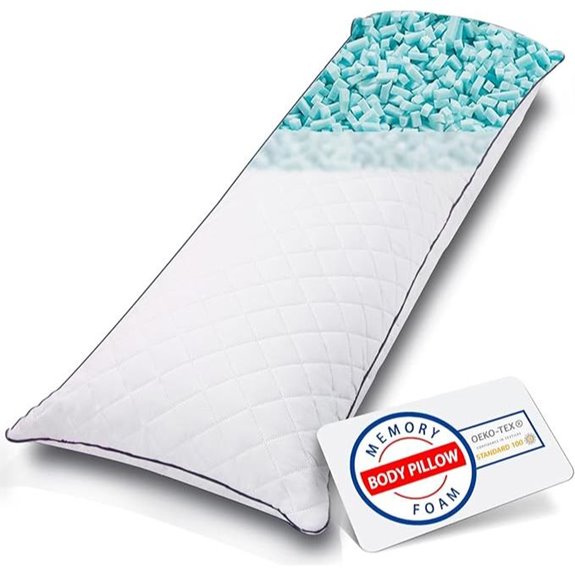 Memory Foam Full Body Pillow for Side Sleepers
