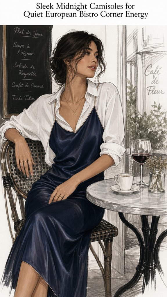 midnight camisoles in bistro corners