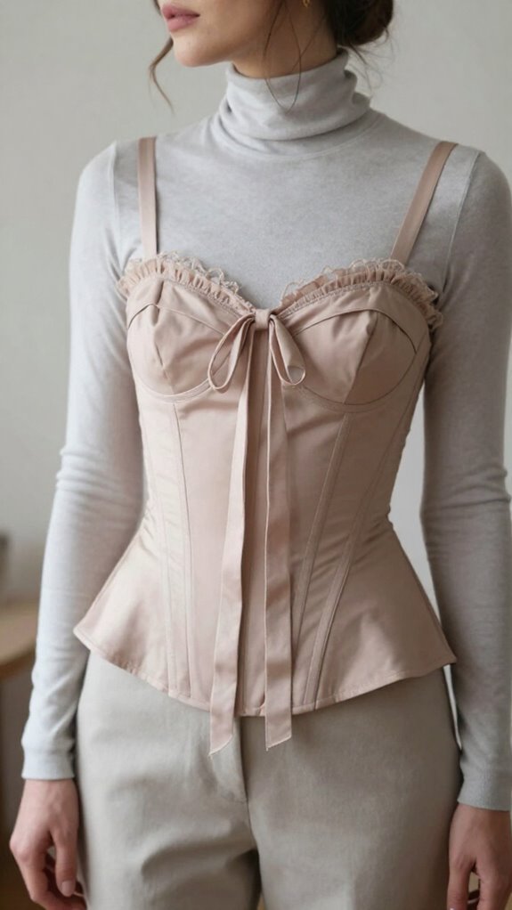 modern draping minimalist layering