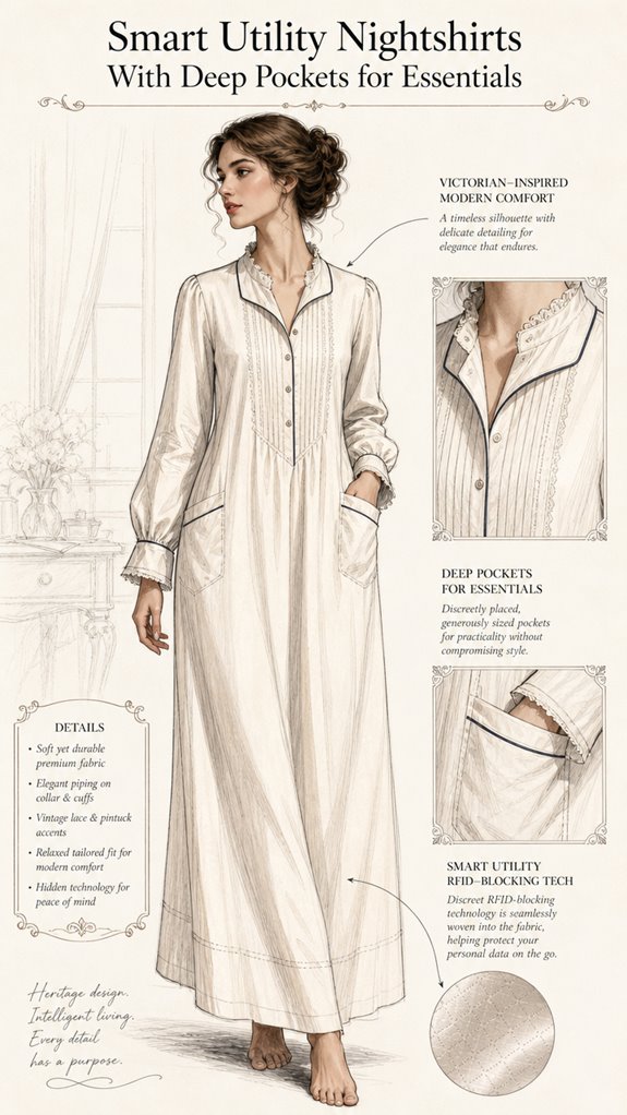 nightshirts with deep pockets