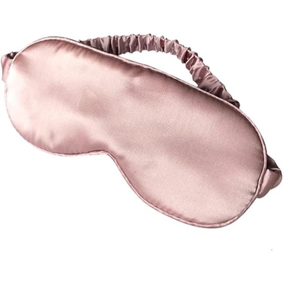 LULUSILK Mulberry Silk Sleep Eye Mask (Pink)