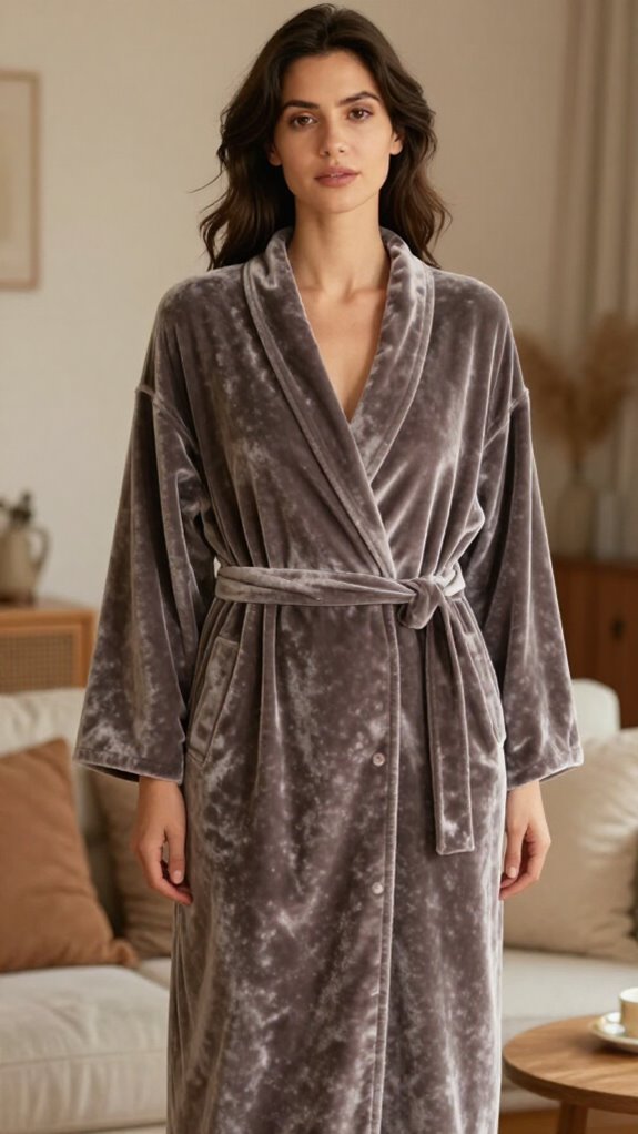 plush velvet luxury robes