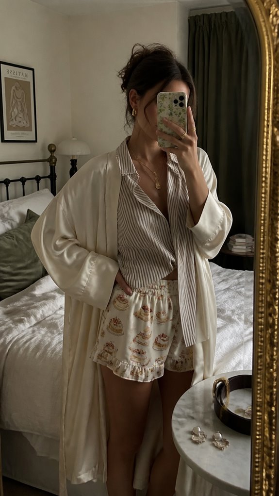 printed sleepwear daytime chic